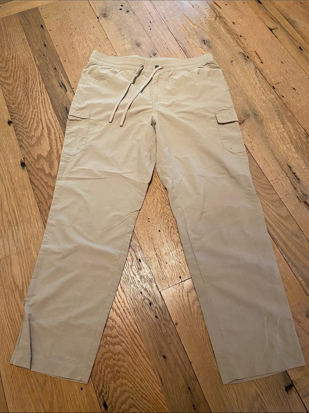 Columbia Nylon Ultra Lightweight Cargo Gorpcore Trekking Pants Tan Size Medium